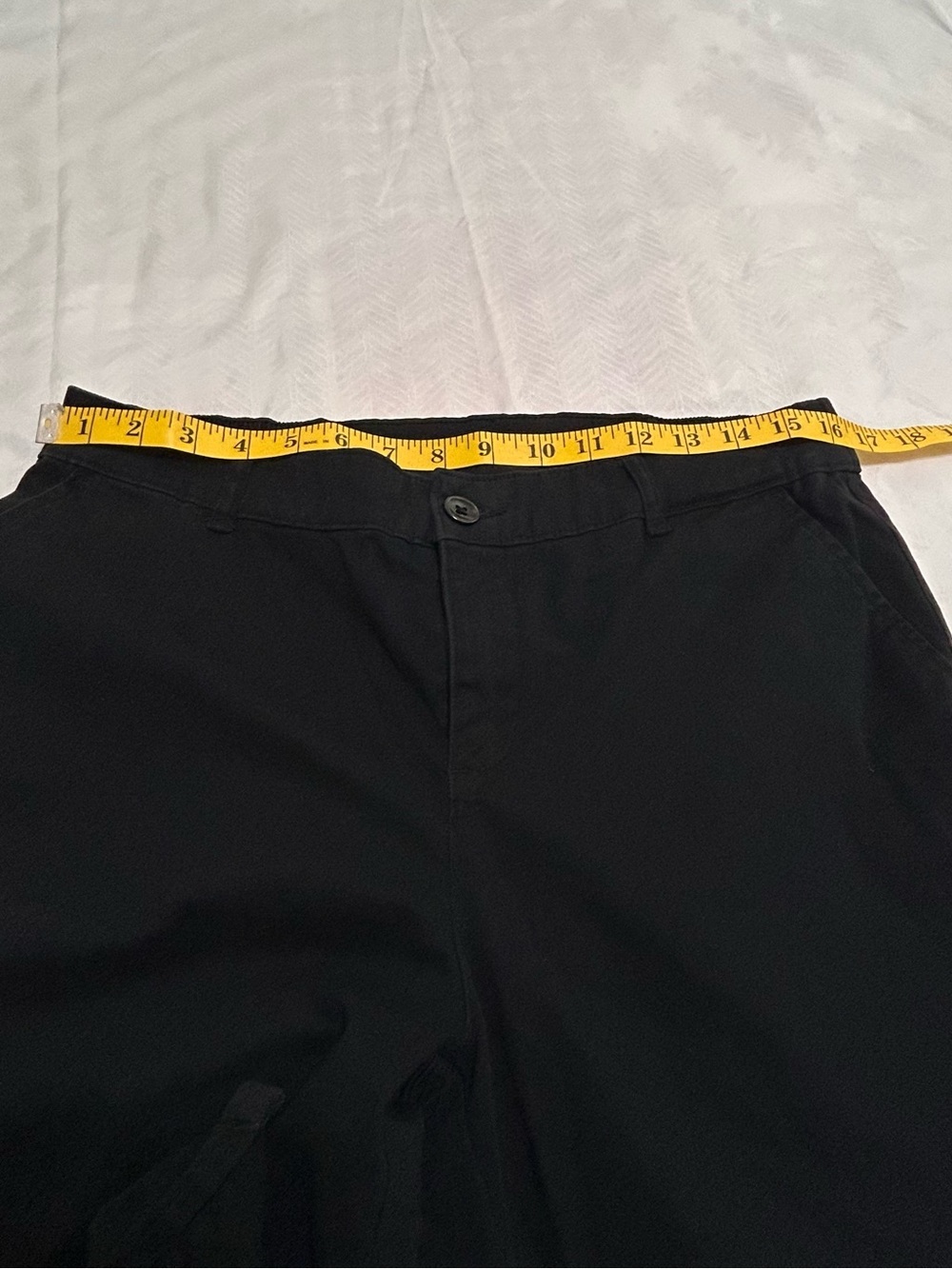 Style & Co Women’s Cropped twill capris black size 12P - Picture 8 of 11